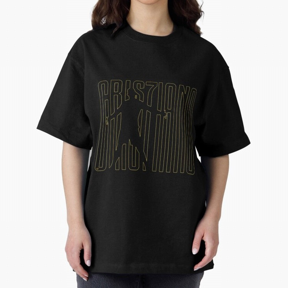 Maglia Cristiano Ronaldo Oversized T-Shirt Show Championship Spirit for Global Football Passion for FIFA World Cup 2026 Group Stage, Inspired by CR7, Spain, Supporter Pride, Iconic Celebrations, Legendary Names and Global Match Day Energy; Ideal