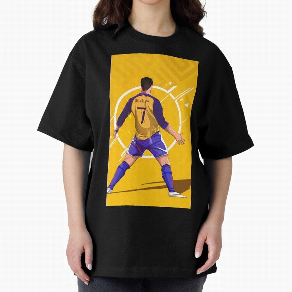 Cristiano Ronaldo Oversized T-Shirt Bring Match Day Fire to the FIFA World Cup 2026 Journey through Messi Highlights, Spain Pride, Stadium Memories, Football Loyalty, International Chants and Championship Tradition; Great for Watch Parties, Sports