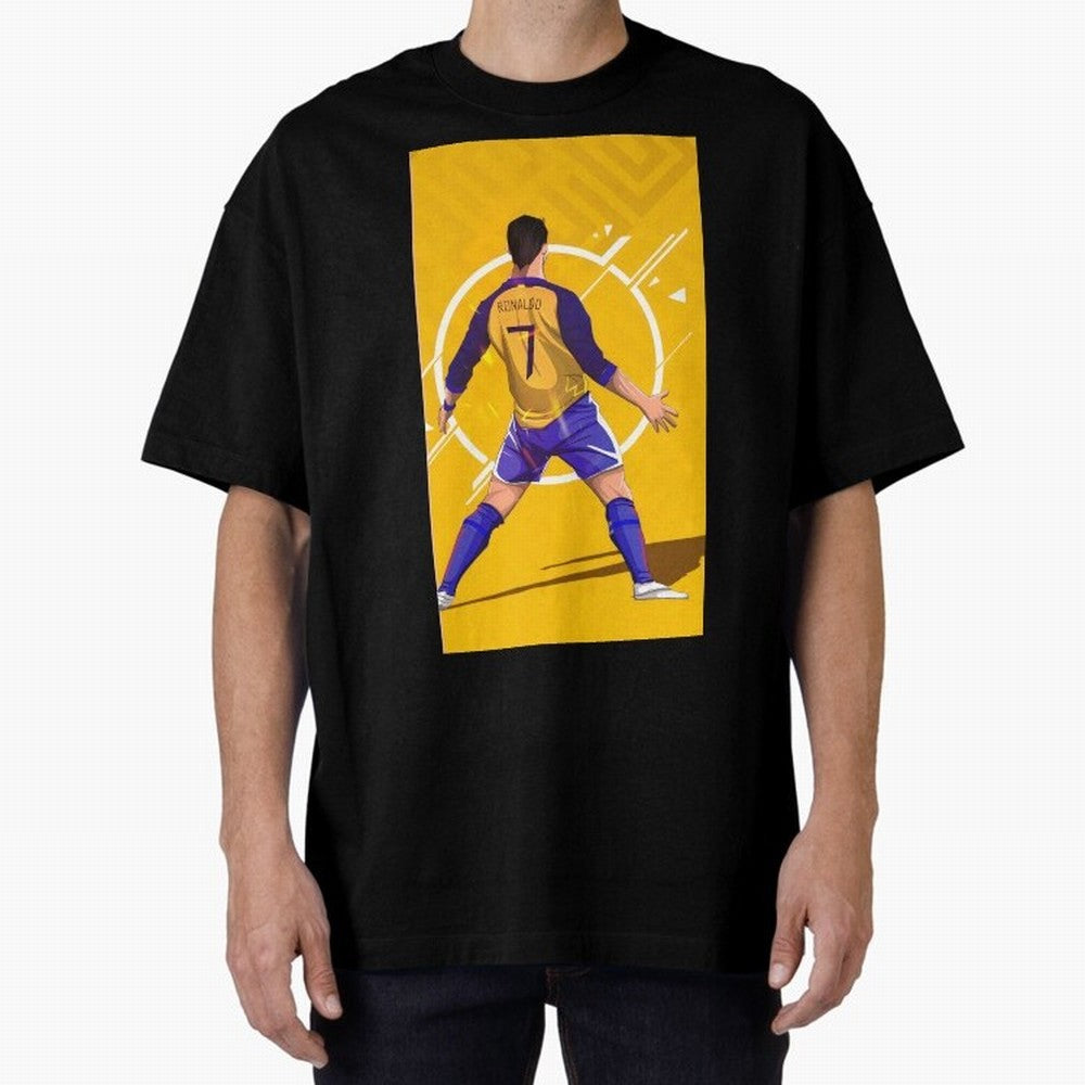 Cristiano Ronaldo Oversized T-Shirt Bring Match Day Fire to the FIFA World Cup 2026 Journey through Messi Highlights, Spain Pride, Stadium Memories, Football Loyalty, International Chants and Championship Tradition; Great for Watch Parties, Sports