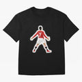 Art Cristiano Ronaldo Oversized T-Shirt Capture Stadium Memories from Match Day Hype around FIFA World Cup 2026 Group Stage, Neymar, Haaland and Cristiano Ronaldo, England, Vintage Soccer Flavor, Modern Football Stars, National Flags and Final