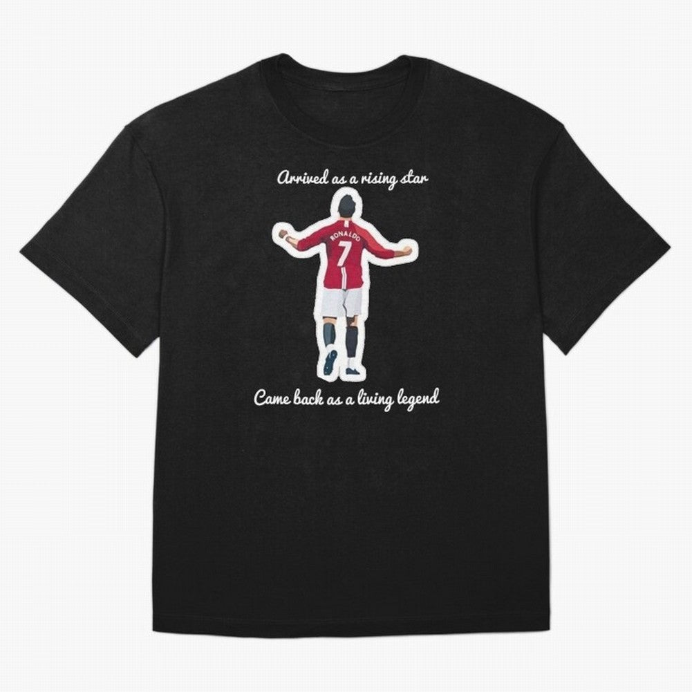 Cristiano Ronaldo Manchester United Siu Siuuu MUFC Oversized T-Shirt Relive the Noise and Pride of FIFA World Cup 2026 USA Canada Mexico Spirit, Inspired by Argentina, Mbappe and Neymar, Football History, Final Match Energy, Crowd Noise and Once in