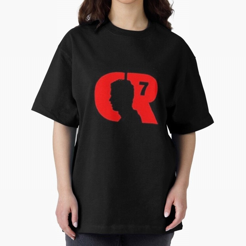 Cristiano Ronaldo CR7 Manchester United Portugal siu siuu siuu siuuu Oversized T-Shirt Follow the Road to FIFA World Cup 2026 Group Stage Spirit, Built around France, Messi, Neymar and Mbappe, Championship Spirit, Famous Goals, Roaring Crowds and