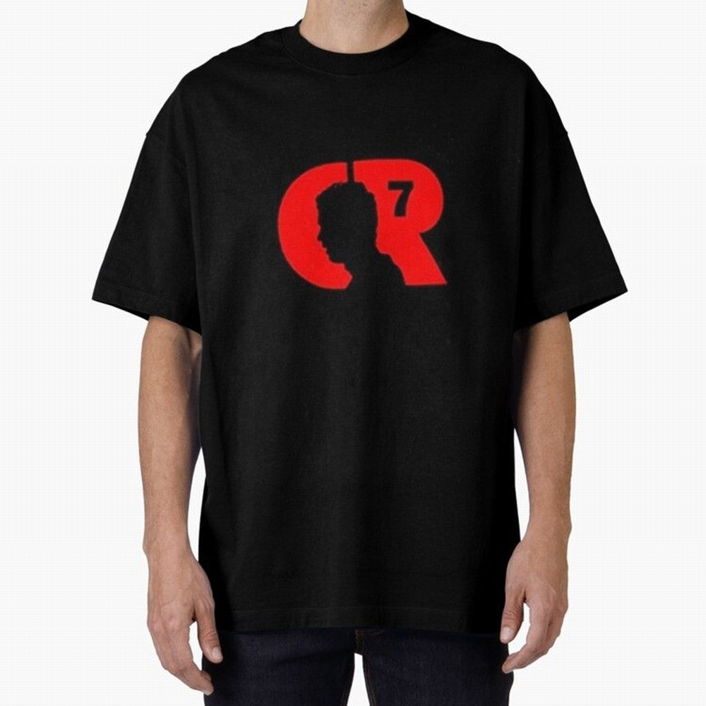 Cristiano Ronaldo CR7 Manchester United Portugal siu siuu siuu siuuu Oversized T-Shirt Follow the Road to FIFA World Cup 2026 Group Stage Spirit, Built around France, Messi, Neymar and Mbappe, Championship Spirit, Famous Goals, Roaring Crowds and