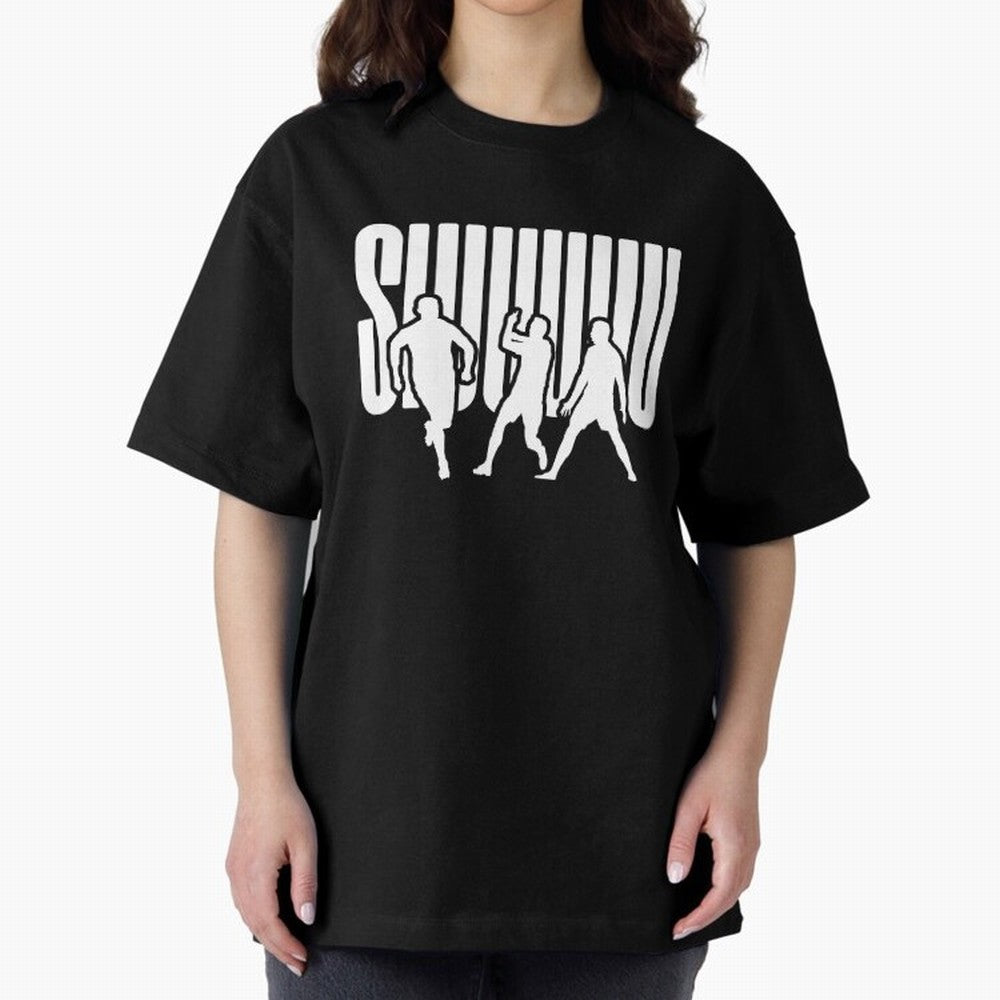 Siuuu Cristiano ronaldo suiii Oversized T-Shirt Celebrate Every Goal in Global Football Passion for FIFA World Cup 2026, Inspired by Haaland and Mbappe, Netherlands, Goal Celebration Energy, Supporter Heritage, Football Icons and Worldwide