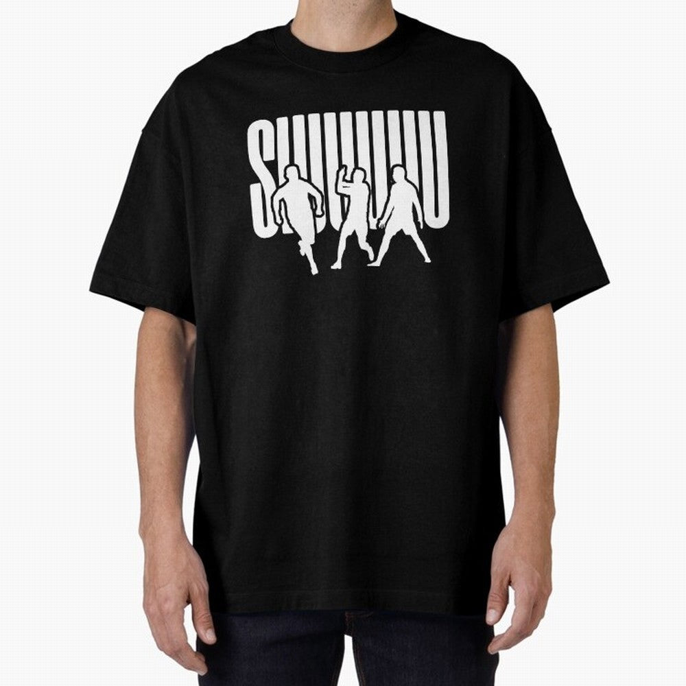 Siuuu Cristiano ronaldo suiii Oversized T-Shirt Celebrate Every Goal in Global Football Passion for FIFA World Cup 2026, Inspired by Haaland and Mbappe, Netherlands, Goal Celebration Energy, Supporter Heritage, Football Icons and Worldwide