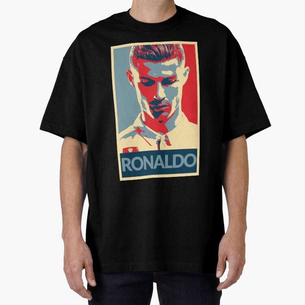 Cristiano Ronaldo Oversized T-Shirt Create FIFA World Cup 2026 for Fans of Neymar and England, Bringing Game Day Rituals, Football Legends, Country Pride and the Road to the Final; Perfect for People Who Love Argentina, Brazil, France, England,