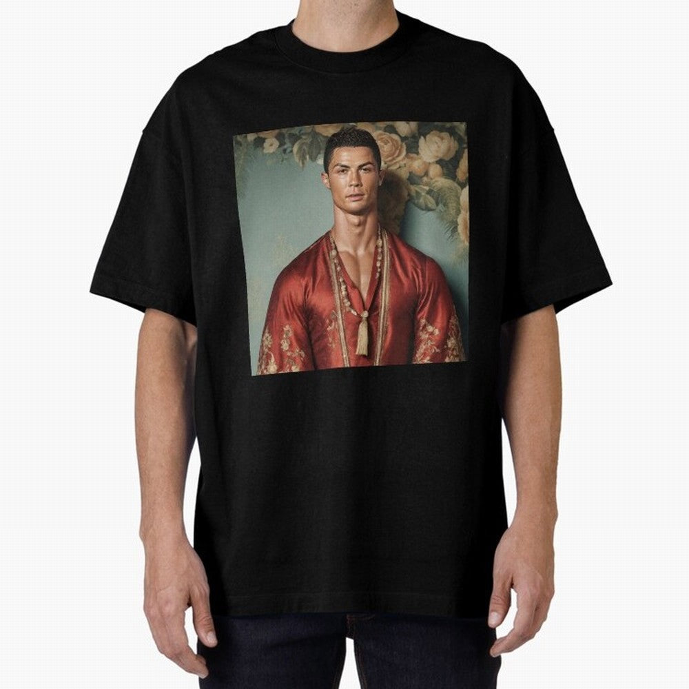 Cristiano Ronaldo Oversized T-Shirt Celebrate the Next Chapter of FIFA World Cup 2026 USA Canada Mexico Spirit, Capturing Argentina, Messi and Cristiano Ronaldo, Champion Mindset, Group Stage Buzz, Knockout Tension and Passionate Fan Culture; Made