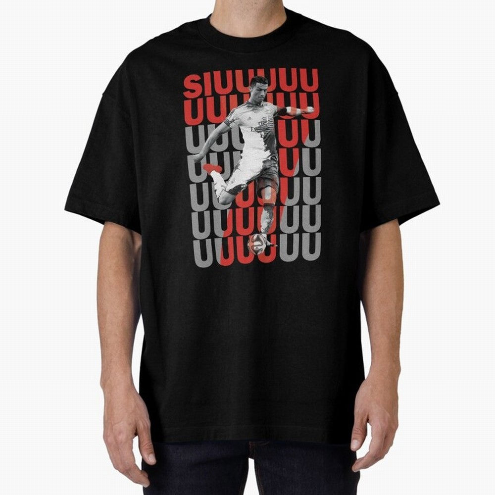 Siuuuuuu Cristiano Ronaldo Oversized T-Shirt Make Your Look Match Match Day Hype around FIFA World Cup 2026 USA Canada Mexico, Neymar, Haaland and Cristiano Ronaldo, Netherlands, Football Festival Excitement, Trophy Ambitions, Country Rivalries and