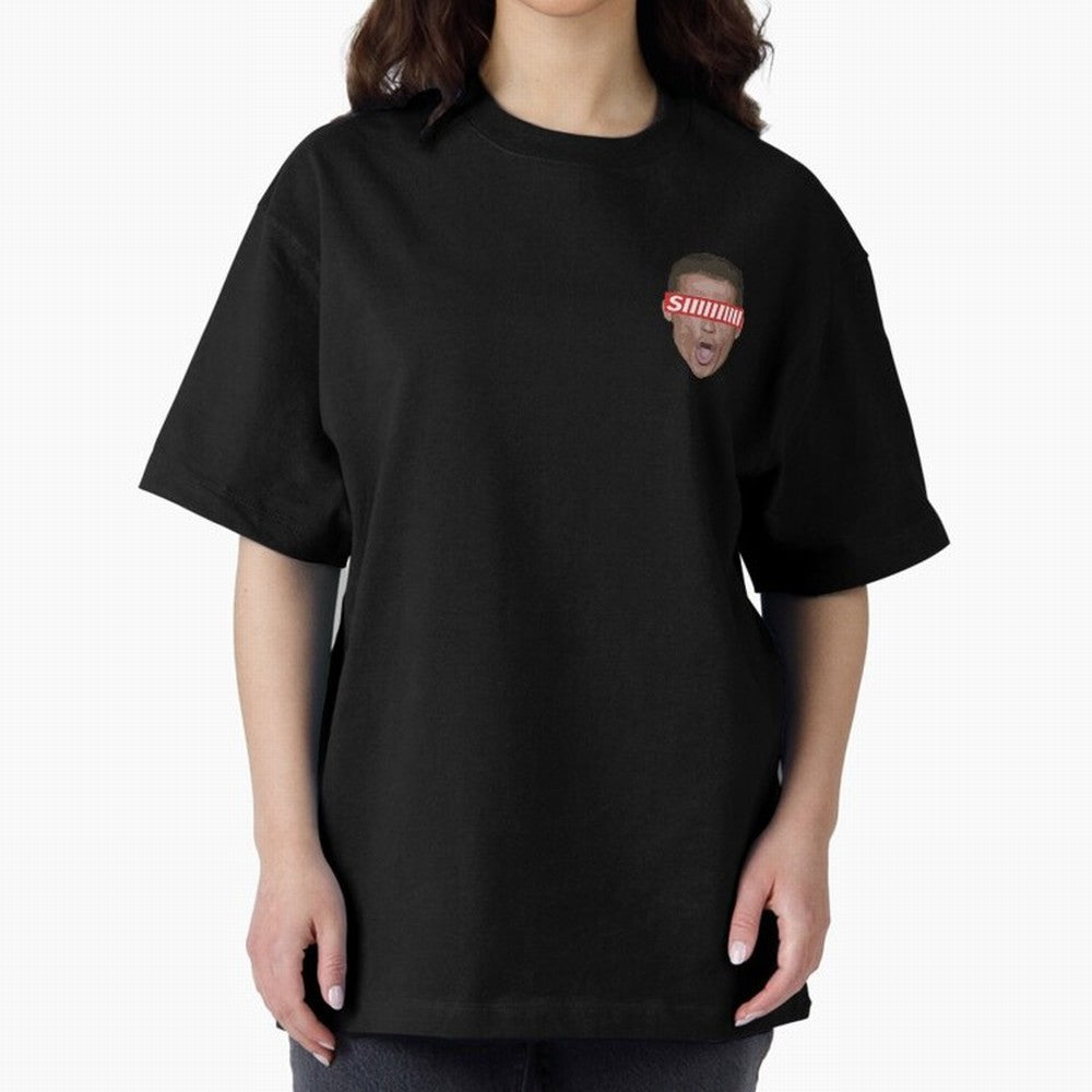 SIIII - Cristiano Ronaldo - Floating Head Oversized T-Shirt Represent the Passion of FIFA World Cup 2026 USA Canada Mexico Spirit, with Argentina, France and Brazil, Messi, Neymar and Mbappe, Supporter Pride, Iconic Celebrations, Legendary Names