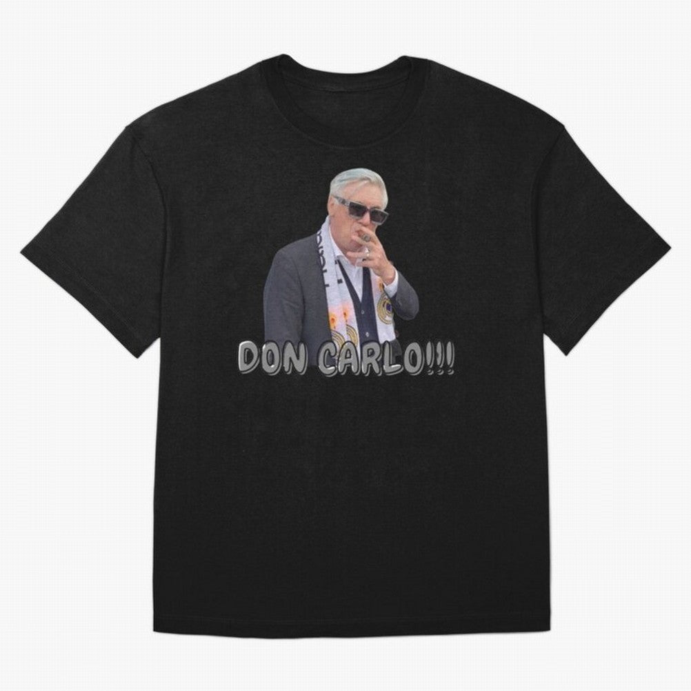 Don Carlo Ancelotti Oversized T-Shirt Make Your Look Match FIFA World Cup 2026 Group Stage for Fans of CR7 and Argentina and Brazil, Bringing Global Supporter Spirit, Legendary Goals, National Colors and Tournament Celebration; Ideal for Fans Who