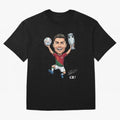 Cristiano Ronaldo Campion Oversized T-Shirt Turn Up for Match Day Hype around FIFA World Cup 2026, Haaland and Mbappe, Spain, Tournament Hype, Historic Matchups, Family Viewing Parties and Global Sports Pride; Created for Match Day Parties, Soccer