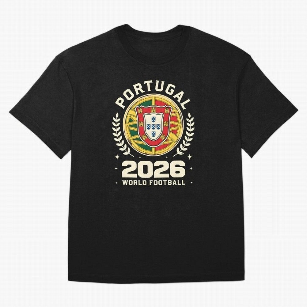 Portugal 2026 World Football Oversized T-Shirt Bring Supporter Culture to FIFA World Cup 2026 Group Stage Spirit, Featuring Argentina and Brazil, Cristiano Ronaldo, Haaland and CR7, Retro Football Energy, Iconic Rivalries, Trophy Chase Drama and