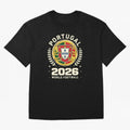Portugal 2026 World Football Oversized T-Shirt Bring Supporter Culture to FIFA World Cup 2026 Group Stage Spirit, Featuring Argentina and Brazil, Cristiano Ronaldo, Haaland and CR7, Retro Football Energy, Iconic Rivalries, Trophy Chase Drama and