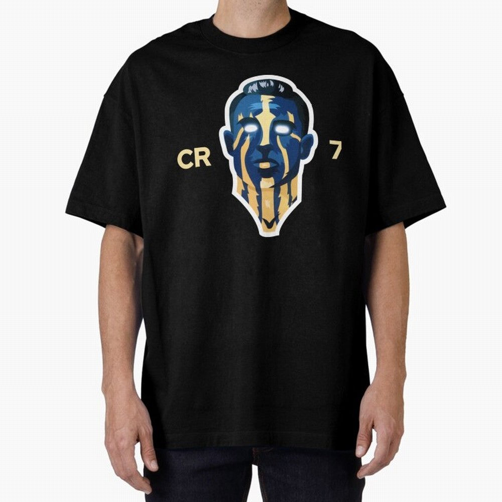 cristiano ronaldo cristiano ronaldo Oversized T-Shirt Fuel Your Fan Pride for FIFA World Cup 2026 Spirit, Capturing Argentina and Brazil, CR7, Stadium Chants, National Pride, Trophy Dreams and Unforgettable Football Memories; Ideal for Passionate
