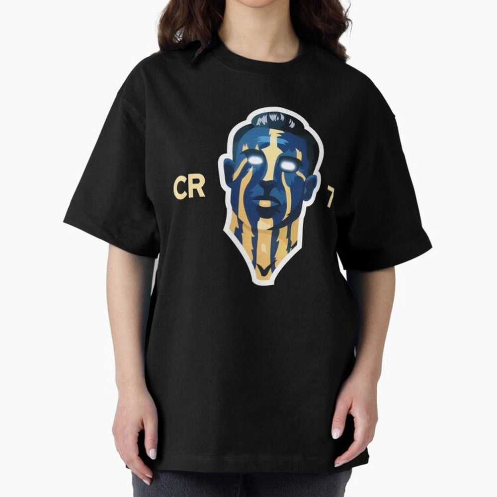 cristiano ronaldo cristiano ronaldo Oversized T-Shirt Fuel Your Fan Pride for FIFA World Cup 2026 Spirit, Capturing Argentina and Brazil, CR7, Stadium Chants, National Pride, Trophy Dreams and Unforgettable Football Memories; Ideal for Passionate