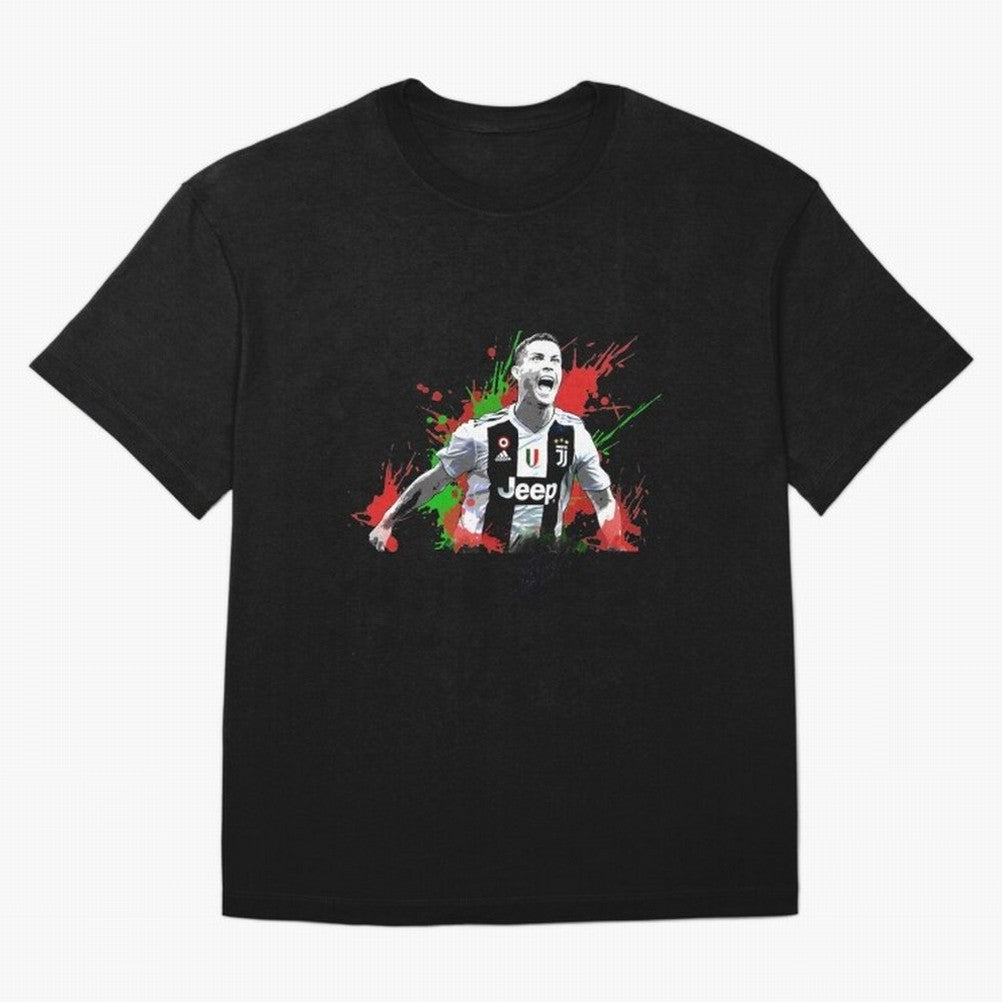Cristiano Ronaldo Cristiano Ronaldo Oversized T-Shirt Discover Match Day Hype around FIFA World Cup 2026, Messi, Portugal, Spain and Germany, Worldwide Fan Energy, Dramatic Goals, Stadium Lights and Championship Celebrations; Ideal for Fans Who