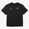 Cristiano Ronaldo Gold Edition Oversized T-Shirt Cheer for Match Day Hype around FIFA World Cup 2026 Group Stage, Neymar, Spain, Worldwide Fan Energy, Dramatic Goals, Stadium Lights and Championship Celebrations; Perfect for Supporters Who Want