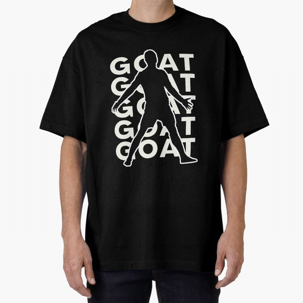 Cristiano Ronaldo the goat CR7 Oversized T-Shirt Carry the Dream of Match Day Hype around FIFA World Cup 2026 USA Canada Mexico, Haaland, Spain and Netherlands, Vintage Soccer Flavor, Modern Football Stars, National Flags and Final Night Emotion;