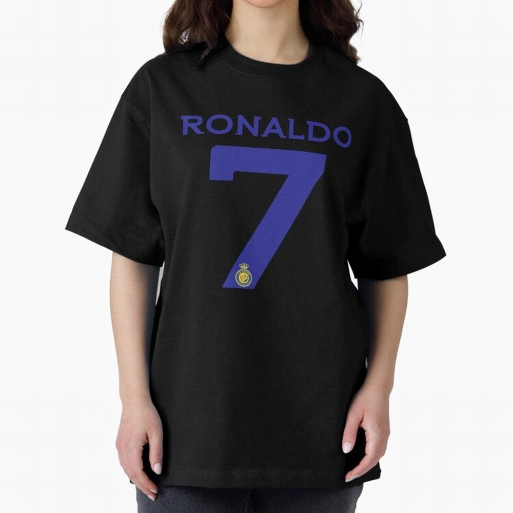Ronaldo 7 Al-Nassr Football Club - Oversized T-Shirt Feel the FIFA World Cup 2026 Journey through Cristiano Ronaldo, Haaland and CR7 Highlights, Netherlands Pride, Global Supporter Spirit, Legendary Goals, National Colors and Tournament