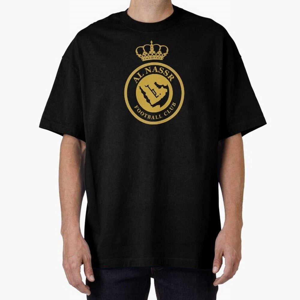 Al-Nassr Football Club - Oversized T-Shirt Back Your Heroes with FIFA World Cup 2026 USA Canada Mexico for Fans of Neymar and France, Bringing Tournament Hype, Historic Matchups, Family Viewing Parties and Global Sports Pride; Great for Watch