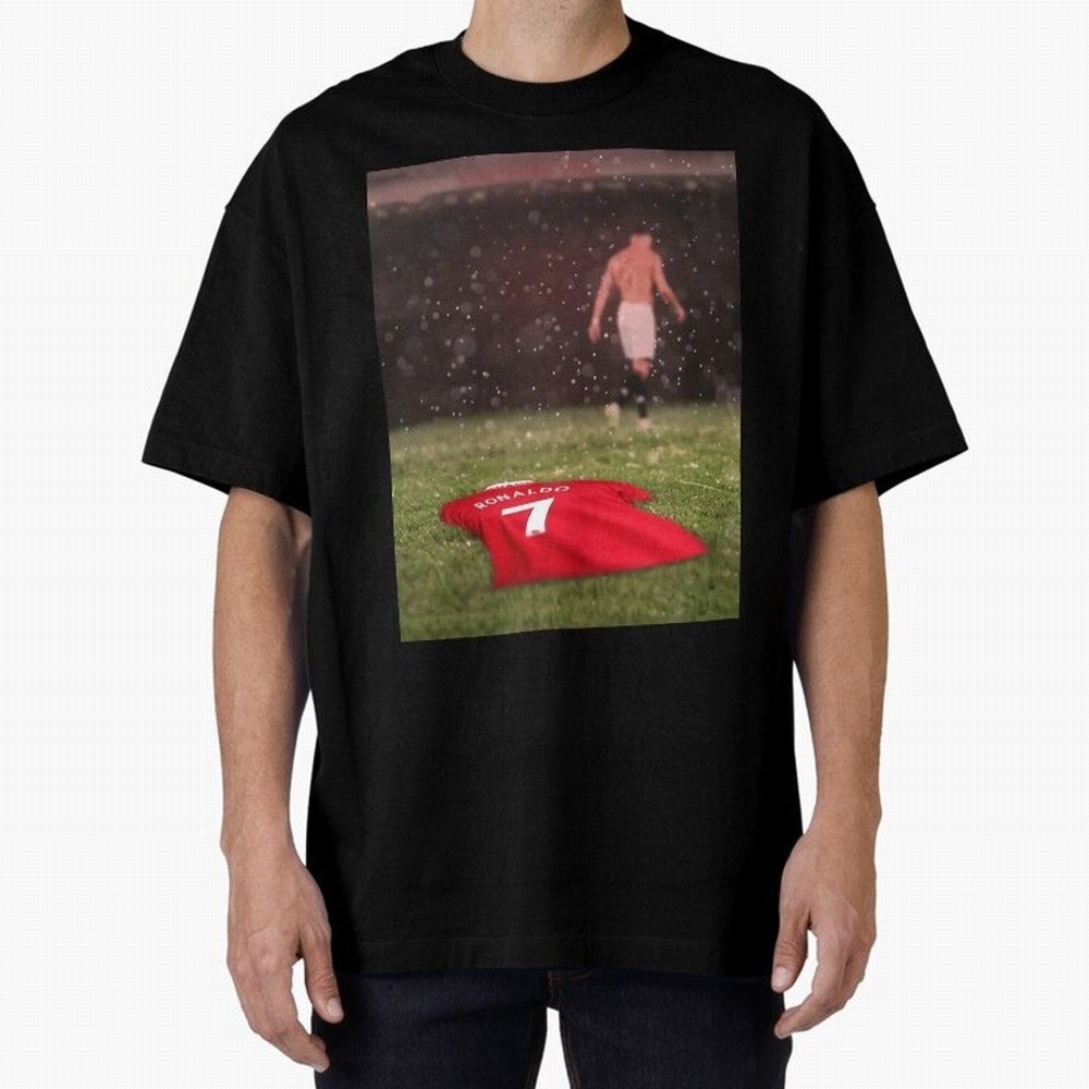 Cristiano Ronaldo Oversized T-Shirt Follow the Final Road of Match Day Hype around FIFA World Cup 2026, Haaland, Argentina, France and Brazil, Football Passion, Legendary Performances, Festival Vibes and Supporter Community; Great for Watch