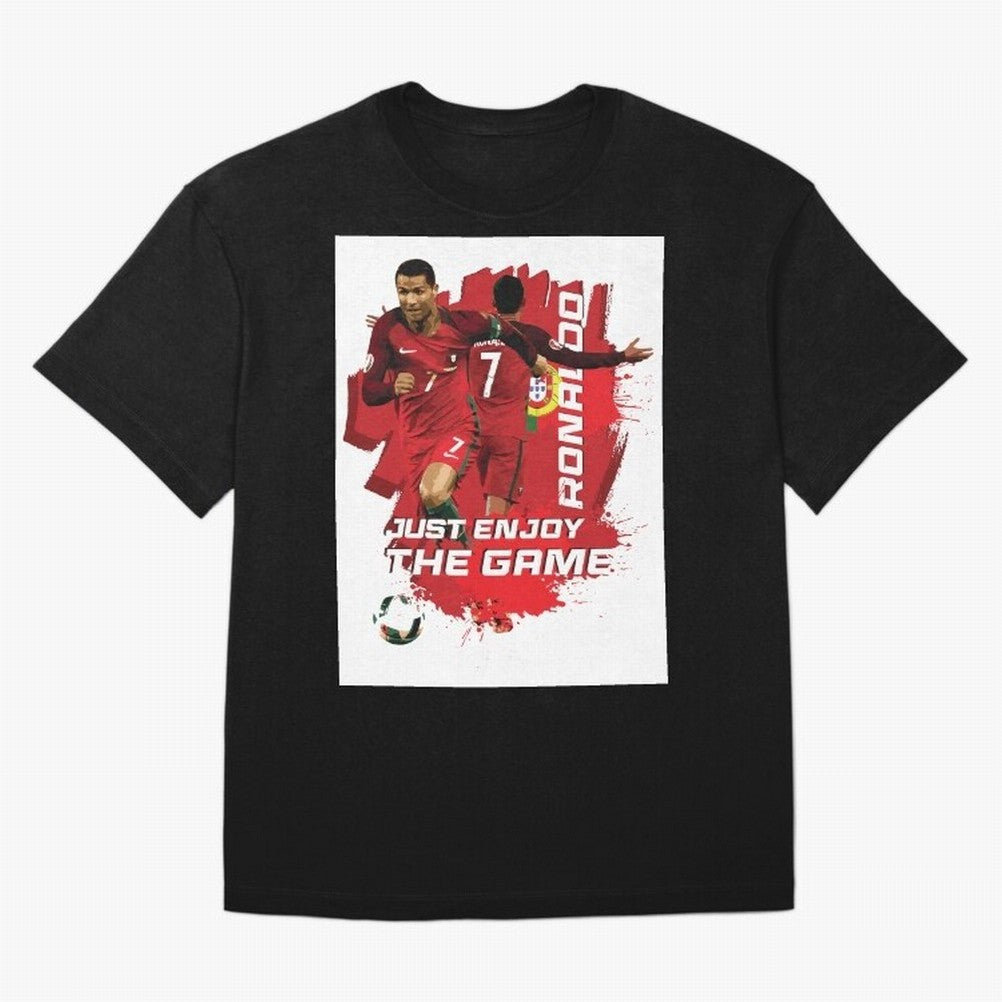 Cristiano Ronaldo Oversized T-Shirt Show Match Day Excitement for the FIFA World Cup 2026 USA Canada Mexico Journey through Messi, CR7 and Mbappe Highlights, Portugal, Spain and Germany Pride, Goal Celebration Energy, Supporter Heritage, Football