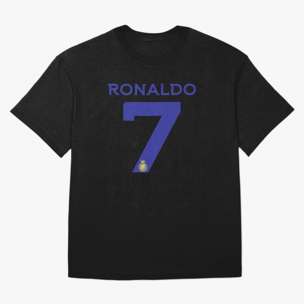 Ronaldo 7 Al-Nassr Football Club - Oversized T-Shirt Get Ready for FIFA World Cup 2026 USA Canada Mexico Spirit, Featuring England, Messi, CR7 and Mbappe, Worldwide Fan Energy, Dramatic Goals, Stadium Lights and Championship Celebrations; Perfect