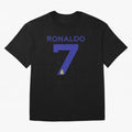 Ronaldo 7 Al-Nassr Football Club - Oversized T-Shirt Carry National Pride through FIFA World Cup 2026 Spirit, Inspired by England, Messi, Game Day Rituals, Football Legends, Country Pride and the Road to the Final; Created for Match Day Parties,