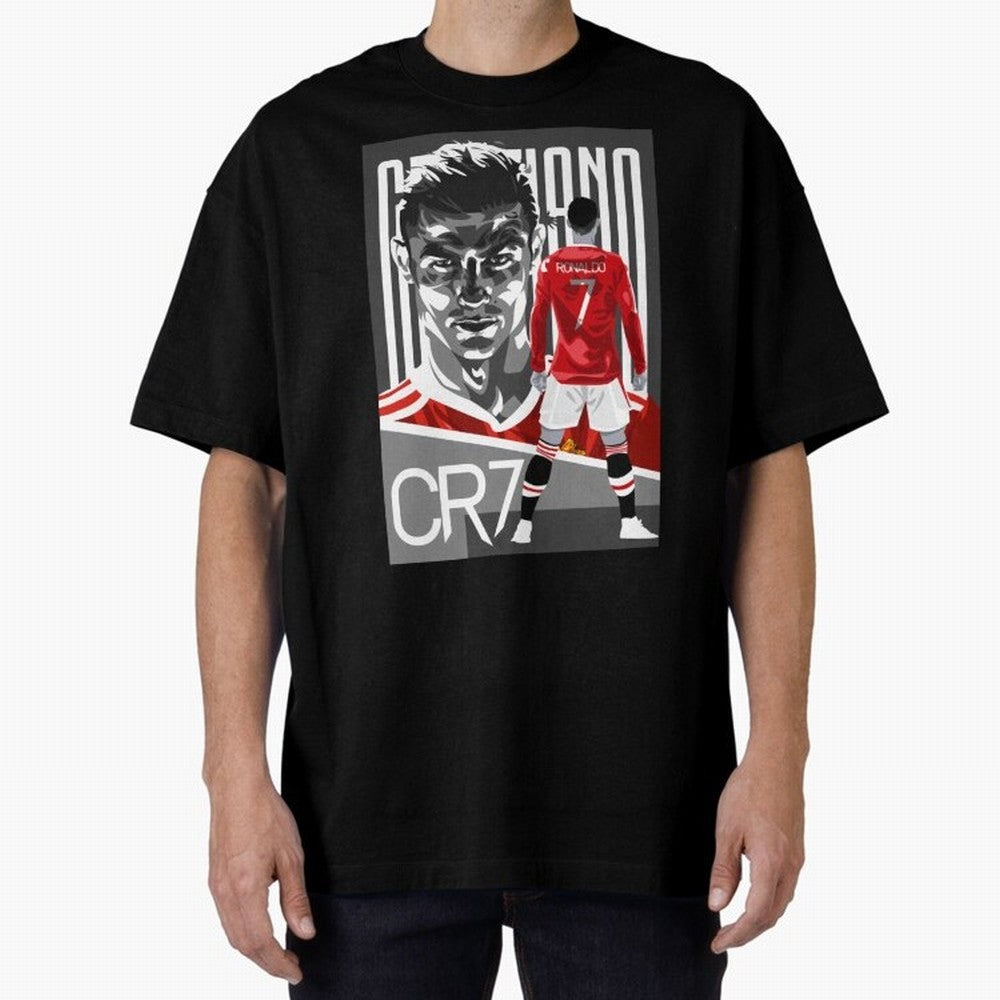 Cristiano Ronaldo in Red Oversized T-Shirt Celebrate the Next Chapter of Match Day Hype around FIFA World Cup 2026, Neymar, Haaland and Cristiano Ronaldo, Netherlands, Goal Celebration Energy, Supporter Heritage, Football Icons and Worldwide