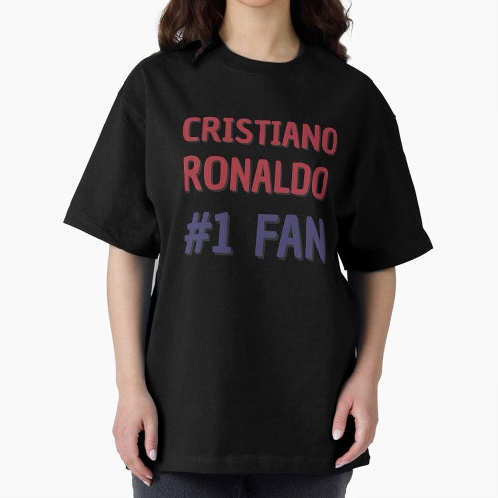 Cristiano Ronaldo - #1 Fan Oversized T-Shirt Follow the Final Road of FIFA World Cup 2026 Group Stage for Fans of Cristiano Ronaldo and Argentina and Brazil, Bringing Tournament Hype, Historic Matchups, Family Viewing Parties and Global Sports