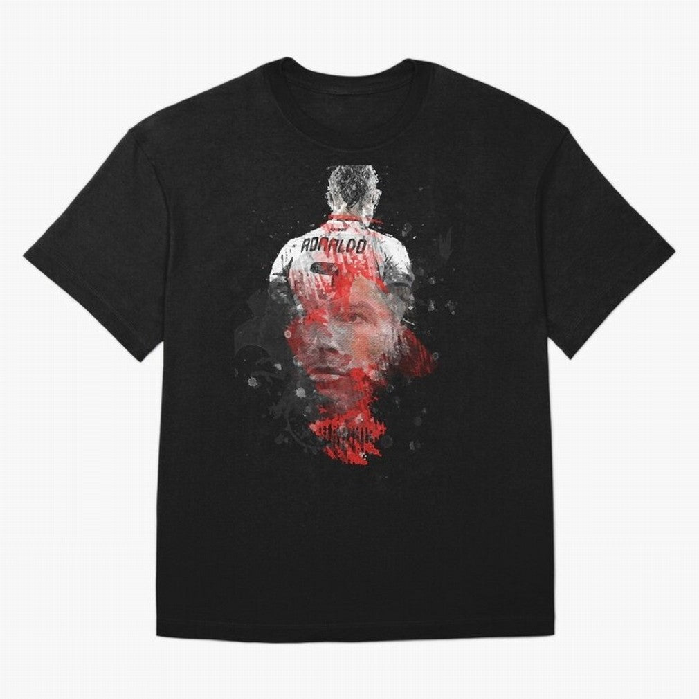 cristiano ronaldo Oversized T-Shirt Support Iconic Players in FIFA World Cup 2026 Spirit, Centered on France and Portugal, Messi and Cristiano Ronaldo, Global Supporter Spirit, Legendary Goals, National Colors and Tournament Celebration; Ideal for