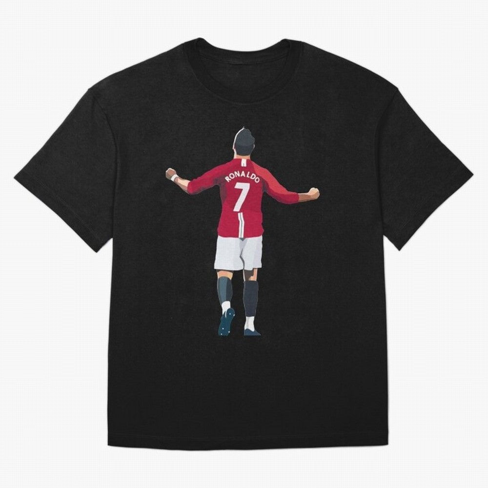 Cristiano Ronaldo Legend Cristiano Ronaldo Oversized T-Shirt Stand Proud for FIFA World Cup 2026 Spirit, Built around Netherlands, Mbappe, Sports Nostalgia, International Competition, Famous Players and Unforgettable Victories; Great for Watch