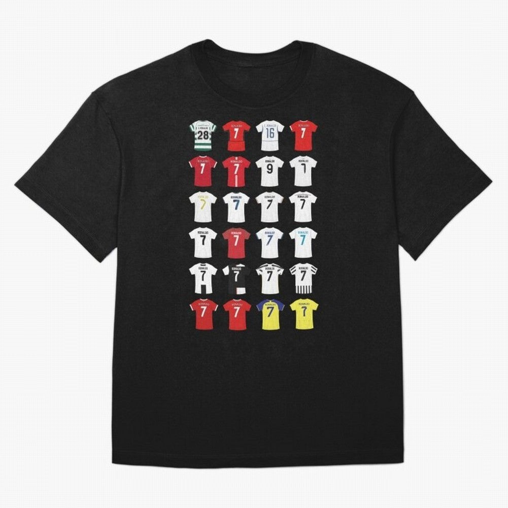 Cristiano Ronaldo Football Oversized T-Shirt Bring Trophy Dreams to FIFA World Cup 2026 Group Stage for Fans of Haaland and England, Bringing Stadium Chants, National Pride, Trophy Dreams and Unforgettable Football Memories; Perfect for People Who