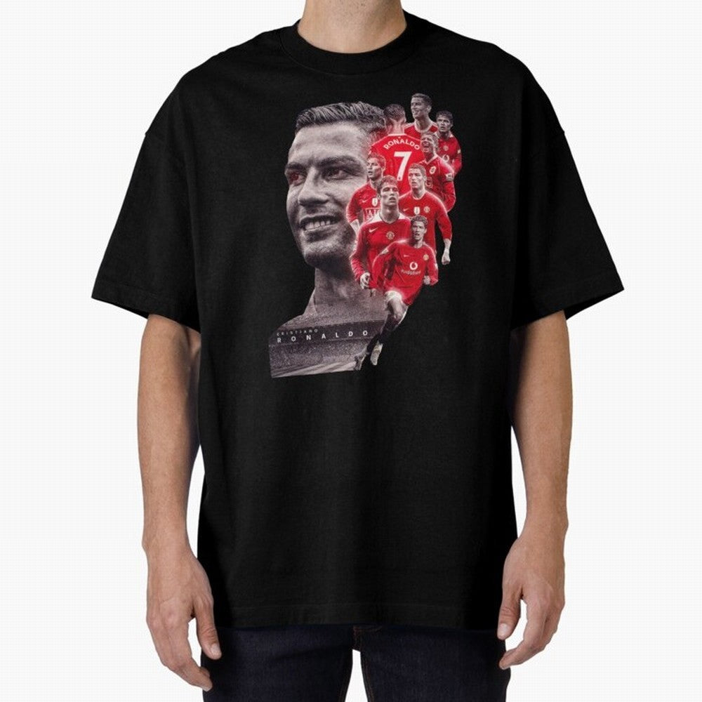 ronaldo Oversized T-Shirt Bring Stadium Energy to the FIFA World Cup 2026 USA Canada Mexico Journey through Neymar, Haaland and Cristiano Ronaldo Highlights, Argentina, France and Brazil Pride, Retro Football Energy, Iconic Rivalries, Trophy Chase