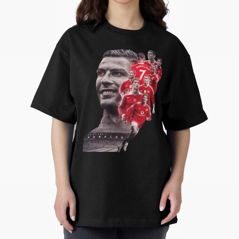 ronaldo Oversized T-Shirt Bring Stadium Energy to the FIFA World Cup 2026 USA Canada Mexico Journey through Neymar, Haaland and Cristiano Ronaldo Highlights, Argentina, France and Brazil Pride, Retro Football Energy, Iconic Rivalries, Trophy Chase