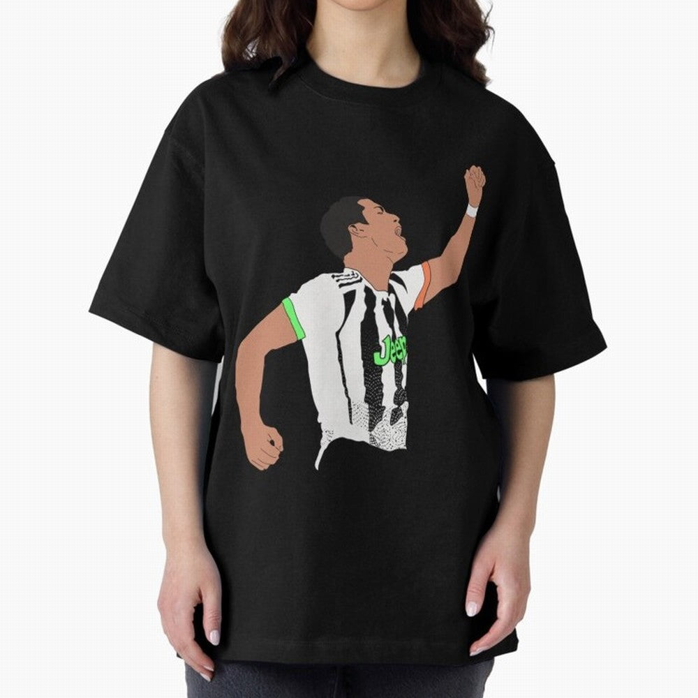Cristiano Ronaldo Cristiano Ronaldo Juve Oversized T-Shirt Keep Football History Alive during the FIFA World Cup 2026 Journey through Cristiano Ronaldo, Haaland and CR7 Highlights, Argentina, France and Brazil Pride, Champion Mindset, Group Stage
