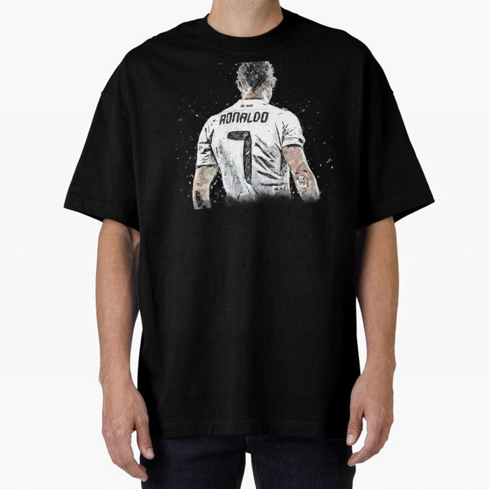 Cristiano Ronaldo Cristiano ronaldo back Oversized T-Shirt Bring Champion Energy into FIFA World Cup 2026 for Fans of Neymar, Haaland and Cristiano Ronaldo and Spain, Bringing Football History, Final Match Energy, Crowd Noise and Once in a Lifetime