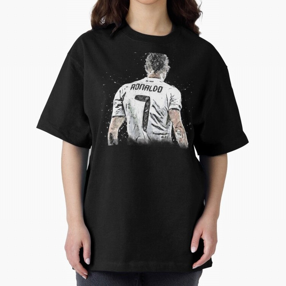 Cristiano Ronaldo Cristiano ronaldo back Oversized T-Shirt Bring Champion Energy into FIFA World Cup 2026 for Fans of Neymar, Haaland and Cristiano Ronaldo and Spain, Bringing Football History, Final Match Energy, Crowd Noise and Once in a Lifetime