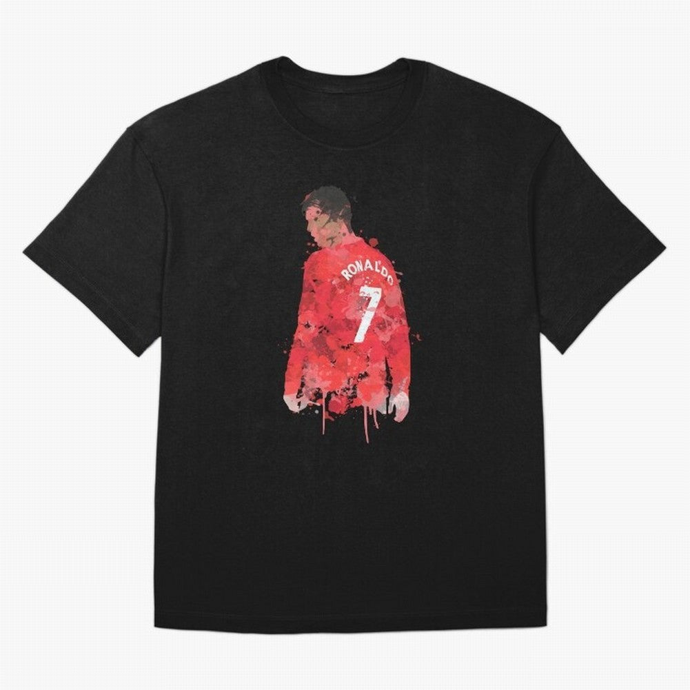 Cristiano Ronaldo - Manchester United Legend Art Oversized T-Shirt Create Match Day Hype around FIFA World Cup 2026, Messi and Cristiano Ronaldo, France and Portugal, Tournament Hype, Historic Matchups, Family Viewing Parties and Global Sports