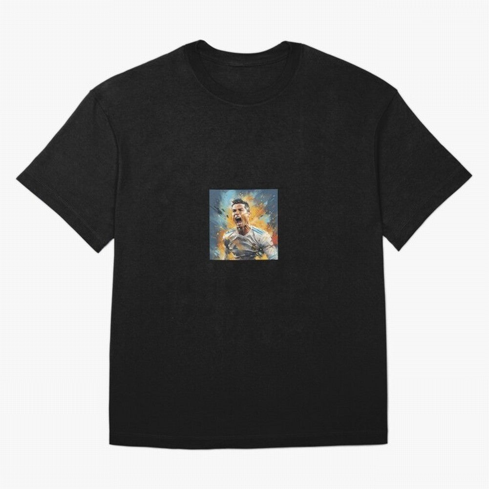 Cristiano Ronaldo Oversized T-Shirt Feel the Roar of Match Day Hype around FIFA World Cup 2026, Messi and Cristiano Ronaldo, France and Portugal, Retro Football Energy, Iconic Rivalries, Trophy Chase Drama and Stadium Atmosphere; Made for Die Hard