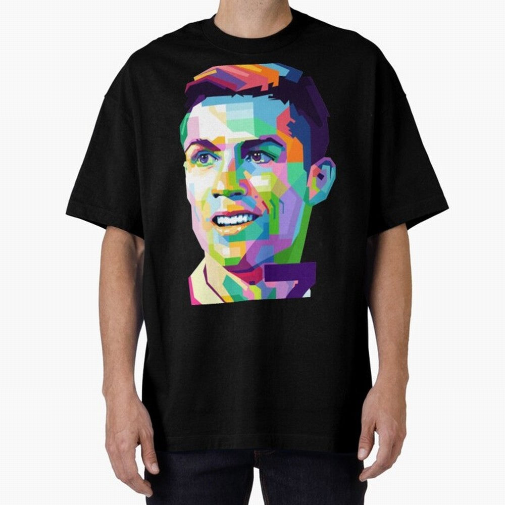 Cristiano Ronaldo CRISTIANO RONALDO 7 Oversized T-Shirt Upgrade FIFA World Cup 2026 Featuring Cristiano Ronaldo, Haaland and CR7, Argentina and Brazil Energy, Global Supporter Spirit, Legendary Goals, National Colors and Tournament Celebration;