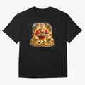 CR7 Five Ballon d'Or Trophies Cartoon ¨C Football Legend Illustration Oversized T-Shirt Bring Champion Energy into FIFA World Cup 2026 Group Stage for Fans of Neymar, Haaland and Cristiano Ronaldo and France and Portugal, Bringing Football History,