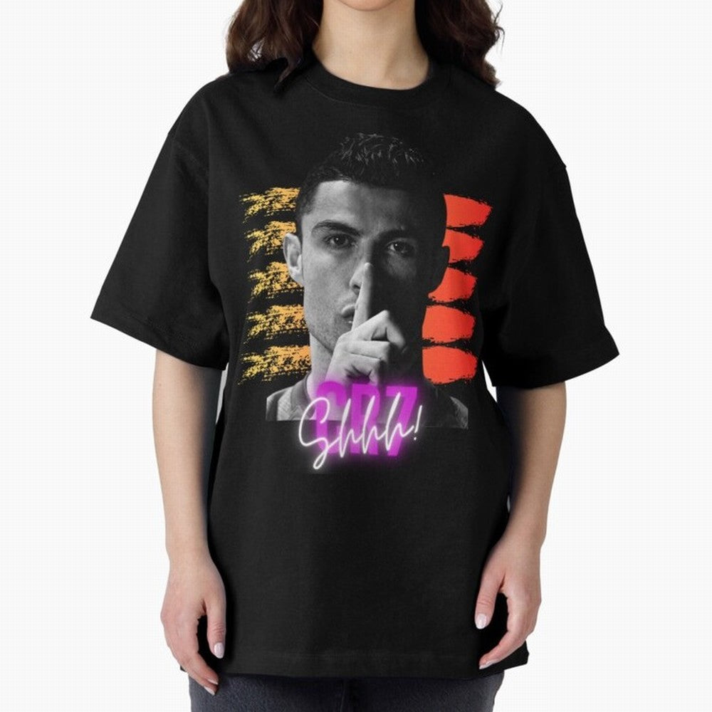 Cristiano Ronaldo cr7 Oversized T-Shirt Follow FIFA World Cup 2026 Group Stage with Mbappe and Neymar, France Energy, Stadium Memories, Football Loyalty, International Chants and Championship Tradition; Perfect for People Who Love Argentina,