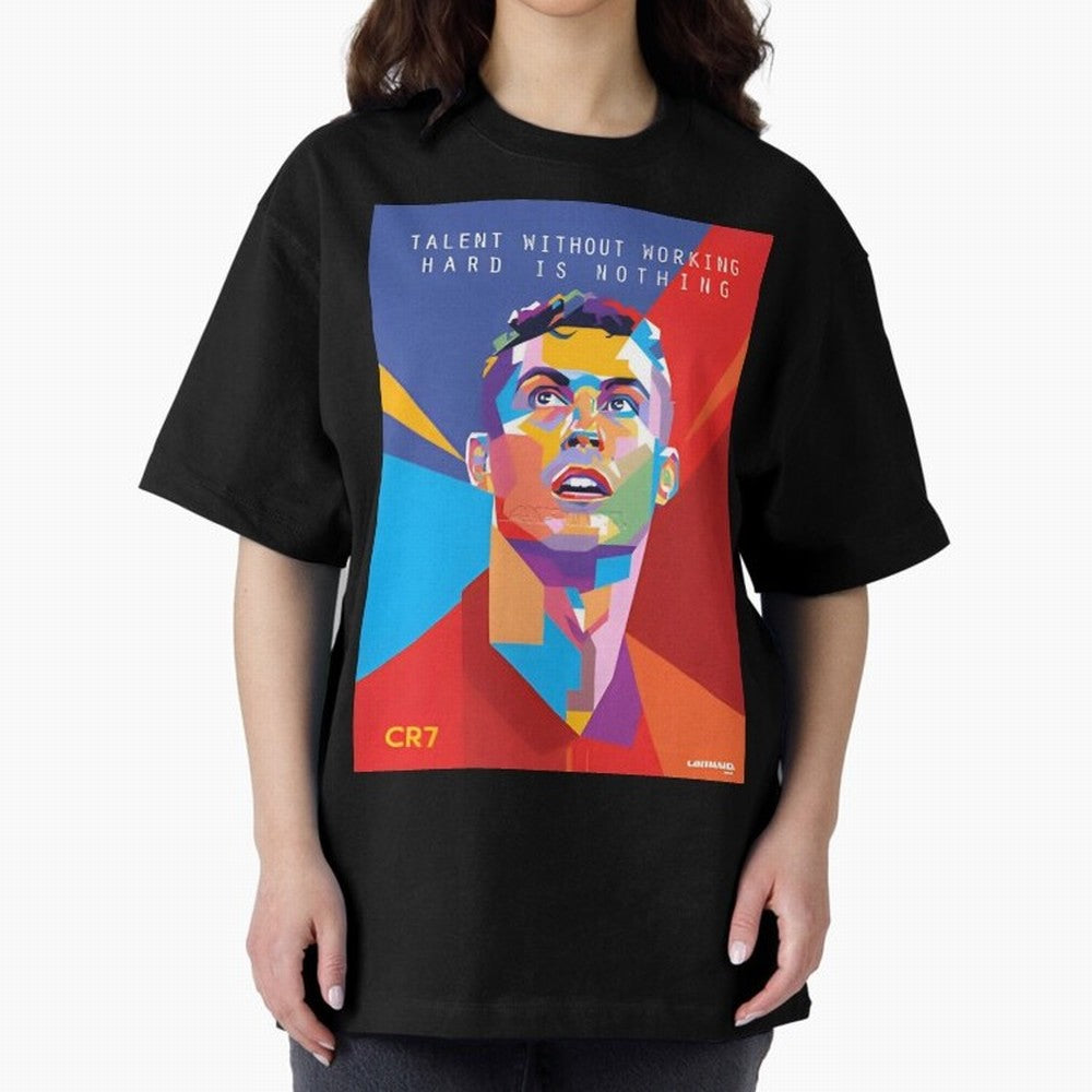 Cristiano Ronaldo Oversized T-Shirt Bring Match Day Fire to the FIFA World Cup 2026 Journey through Mbappe and Neymar Highlights, Argentina, France and Brazil Pride, Stadium Memories, Football Loyalty, International Chants and Championship
