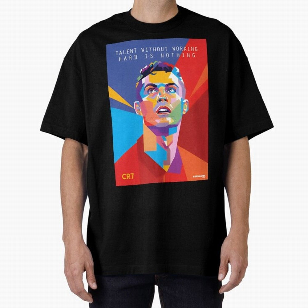 Cristiano Ronaldo Oversized T-Shirt Bring Match Day Fire to the FIFA World Cup 2026 Journey through Mbappe and Neymar Highlights, Argentina, France and Brazil Pride, Stadium Memories, Football Loyalty, International Chants and Championship