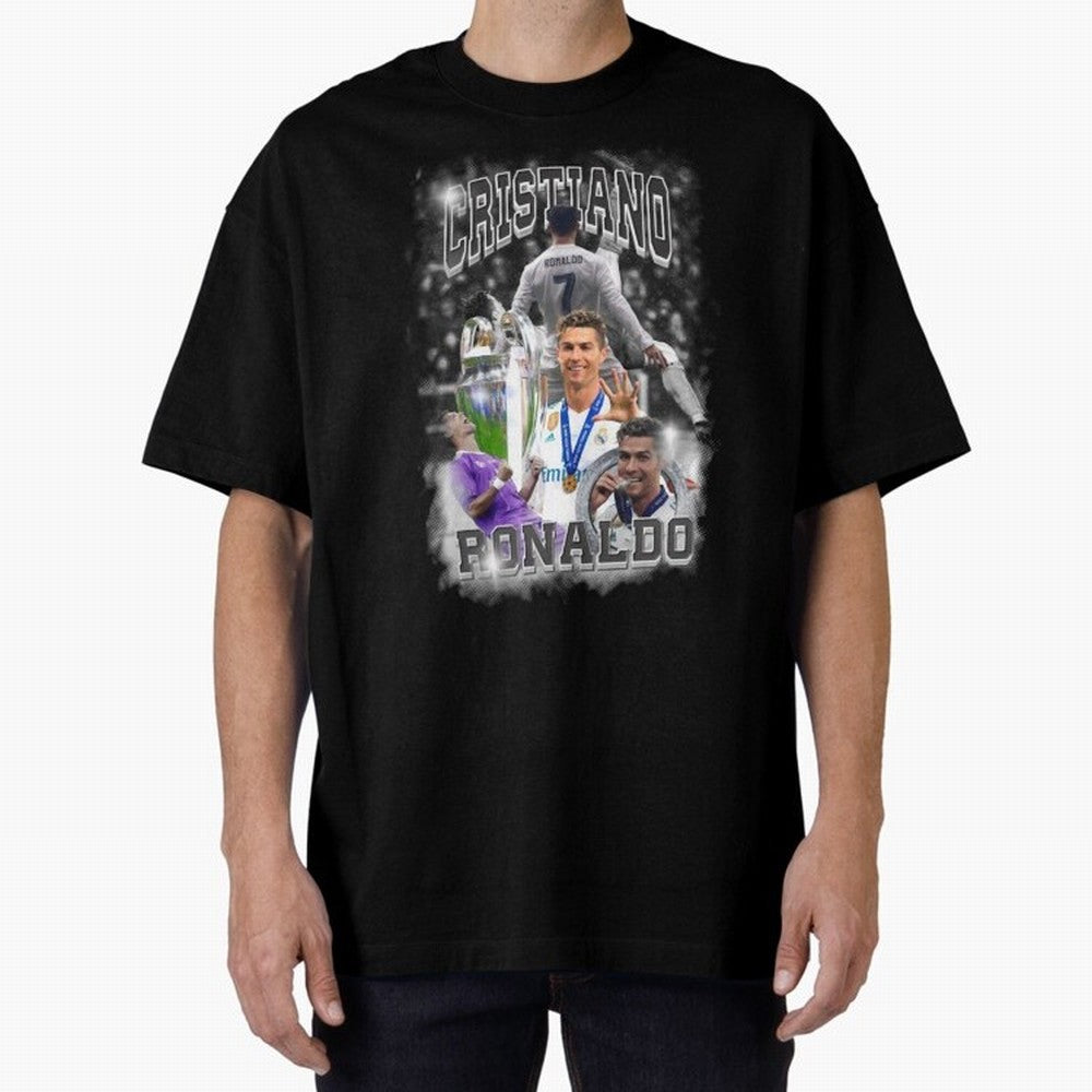 Cristiano Ronaldo Oversized T-Shirt Bring Legendary Rivalry Energy to FIFA World Cup 2026 Group Stage Spirit, Built around Germany, Mbappe and Neymar, Retro Football Energy, Iconic Rivalries, Trophy Chase Drama and Stadium Atmosphere; Ideal for