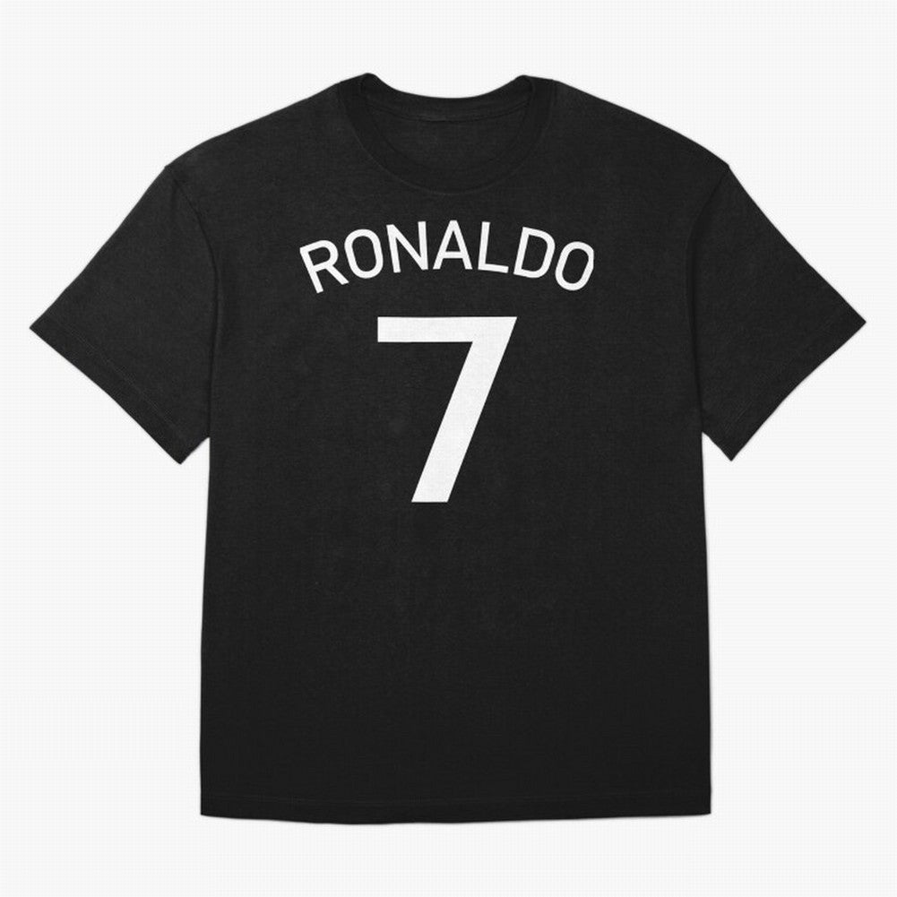 Ronaldo Oversized T-Shirt Show Match Day Excitement for FIFA World Cup 2026 USA Canada Mexico for Fans of Messi and Cristiano Ronaldo and Argentina and Brazil, Bringing Vintage Soccer Flavor, Modern Football Stars, National Flags and Final Night