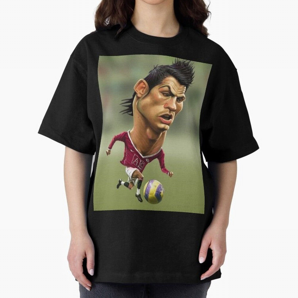 CR7 Cristiano Oversized T-Shirt Bring a Vintage Feel to FIFA World Cup 2026 for Fans of Cristiano Ronaldo, Haaland and CR7 and France, Bringing Stadium Chants, National Pride, Trophy Dreams and Unforgettable Football Memories; Built for Supporters