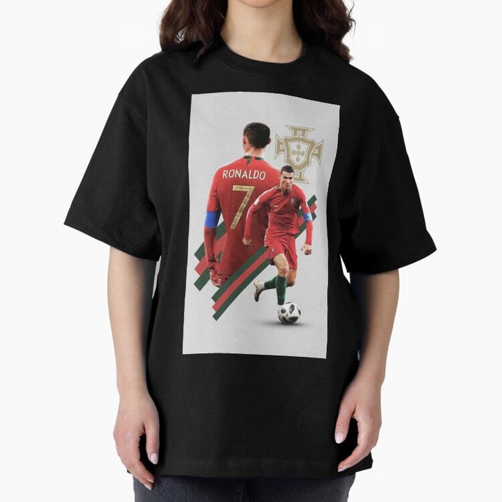 cr qatar Oversized T-Shirt Carry the Dream of FIFA World Cup 2026 Spirit, Highlighting Germany, Haaland, Worldwide Fan Energy, Dramatic Goals, Stadium Lights and Championship Celebrations; Created for Match Day Parties, Soccer Gifts, Fan Photos,