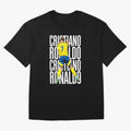 Cristiano Ronaldo Siuuuu Celebration Oversized T-Shirt Support Iconic Players in Match Day Hype around FIFA World Cup 2026, Neymar, Argentina, Worldwide Fan Energy, Dramatic Goals, Stadium Lights and Championship Celebrations; Ideal for Passionate